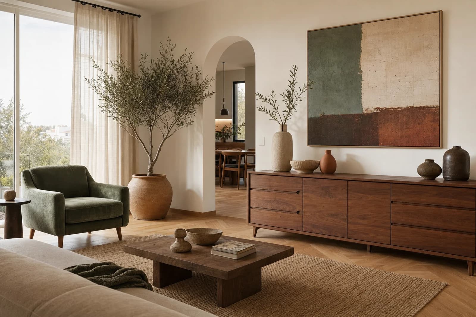 Interior renders - a furnished interior ready to sell from the brochure